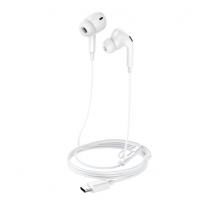Наушники внутриканальные HOCO M101 Pro, Crystal sound, Type-C, 1.2 м, цвет: белый