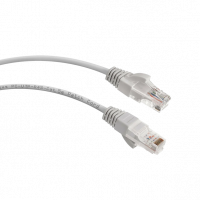 Патчкорд UTP кат. 5е RJ-45 вилка - RJ-45 вилка, длина, 50 м серый (NA102--50M) TELECOM