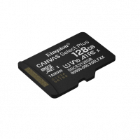 Карта памяти MicroSD KINGSTON 128GB Class 10 Canvas Select Plus A1 U1 V10  (150 Mb/s) без адаптера