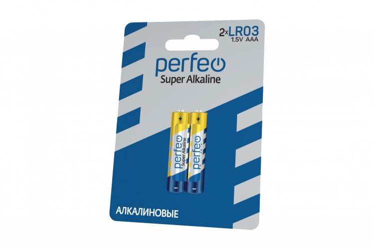 Батарейки PERFEO LR03/2BL Super Alkaline
