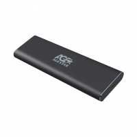 Внешний корпус для SSD AgeStar 3UBNF5C, алюминий, черный/серебристый