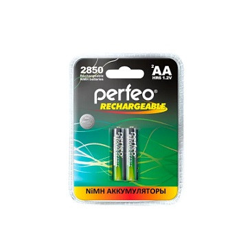 Батарейки аккумуляторные PERFEO AA2850mAh/2BL (PF AA2850/2BL PL)