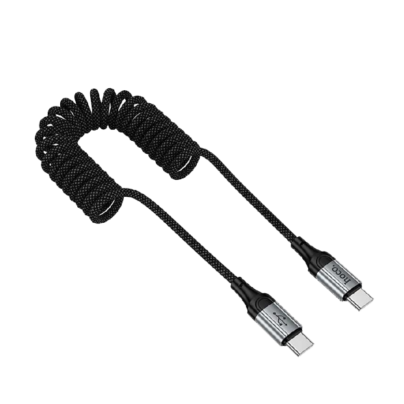 Кабель Type-C - Type-C HOCO X121 Nuevo, 1.5 м, 3A, PD 27Вт, цвет: чёрный