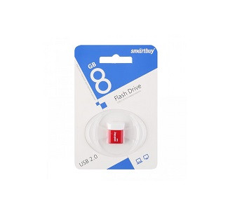 USB 2.0  накопитель SMARTBUY 8GB LARA Red (SB8GBLara-R)