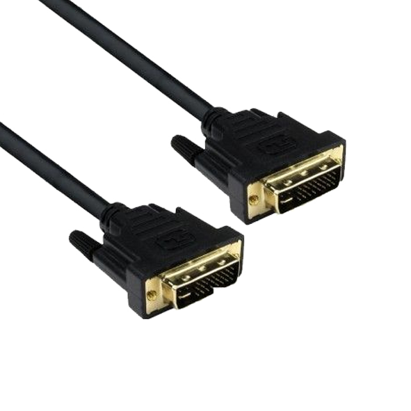 Кабель DVI dual link  1.8м Exegate, позолоченные контакты