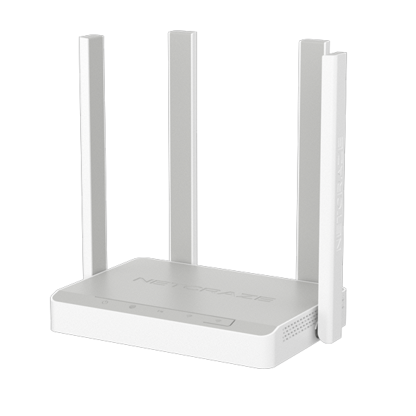 Роутер WiFi NETCRAZE Speedster (NC-3013) AC1200 10/100/1000BASE-TX белый