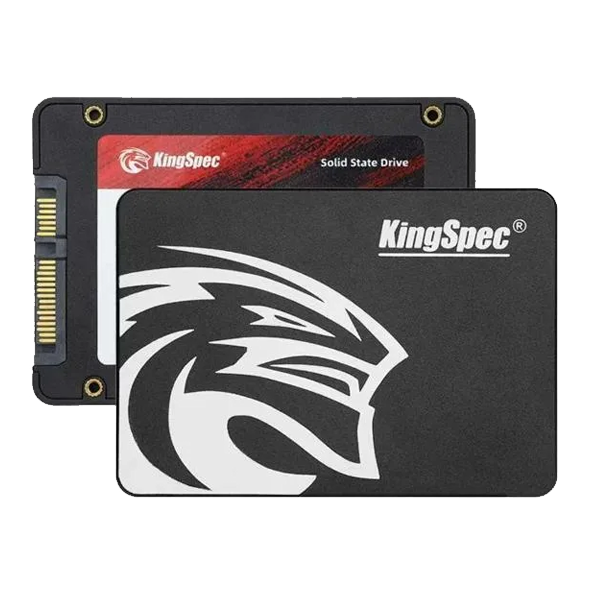 SSD KINGSPEC P4-120 120GB, 2.5" 7mm, SATA3, R/W 500/350MB/s, IOPs н.д./н.д., TBW 30