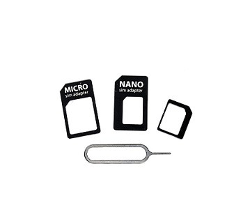 Адаптер SIM DREAM 3 в 1, чёрный (nano/micro/mini)  (017933)