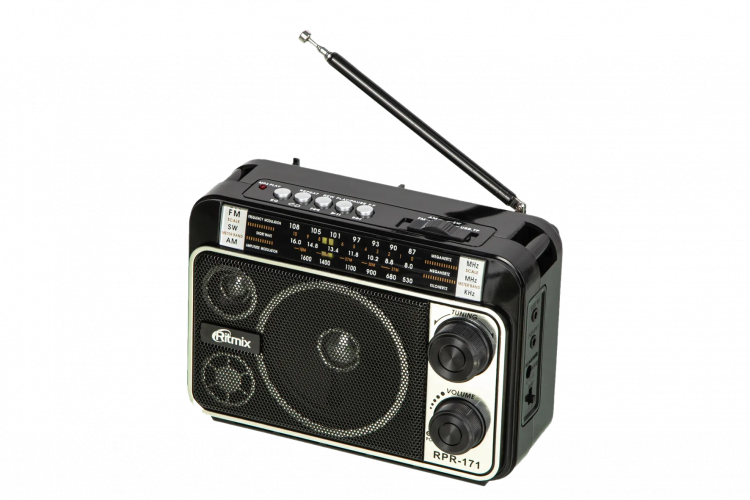 Радиоприёмник RITMIX RPR-171, черный.