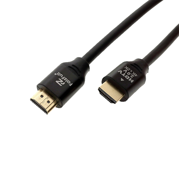 Кабель HDMI - HDMI FAIZFULL FDM-24, 3.0м, 4k HD, ULTRA HD OD7.0 TPU, силиконовая, цвет: чёрный