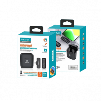 Петличный микрофон FAIZFULL FQ24 type-C c перех lightning 1mic+кейс