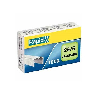 Скобы для степлера RAPID 26/6 (1уп.-1000шт.)
