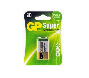 Батарейки GP 6LR61/1BL, 1604/1B (крона) Super