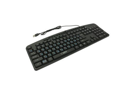 Клавиатура проводная CBR KB 340GM, USB, 104 + 21 клавиши, чёрная