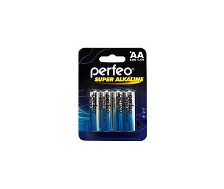Батарейки PERFEO LR6/4BL Super Alkaline (PF LR6/4BL)