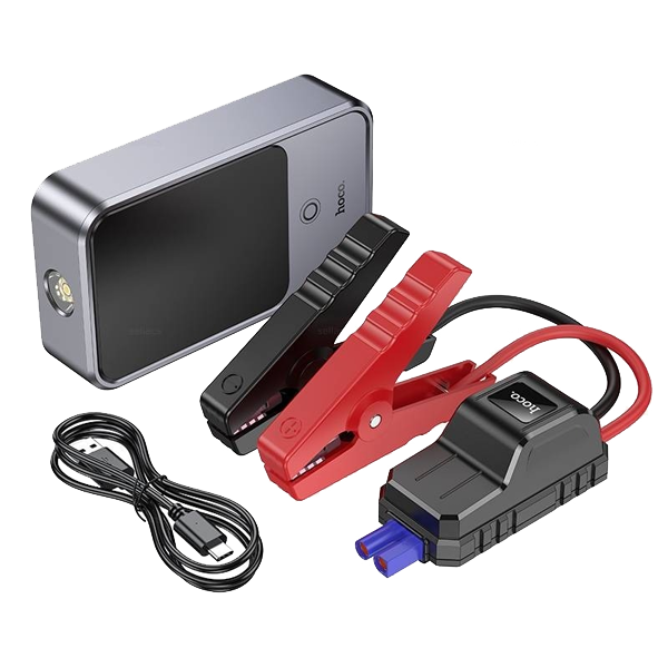Автомобильное пуско-зарядное устройство HOCO QS7 10000 mAh (черный) Автомобильное пуско-зарядное устройство HOCO QS7 10000 mAh (черный)