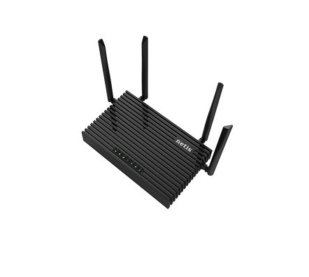 Роутер WiFi NETIS N6 с поддержкой Wi-Fi 6, Mesh и портом USB 3.0, черный