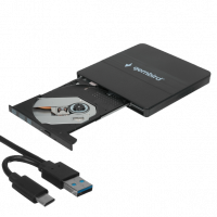 Привод внешний CD/DVD привод USB 3.0 Gembird DVD-USB-03C пластик, черный
