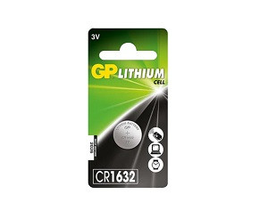 Батарейки GP CR1632-1BL LITHIUM 3V