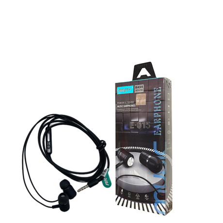 Наушники с микрофоном ANSTY E-015 Black, Control Talk