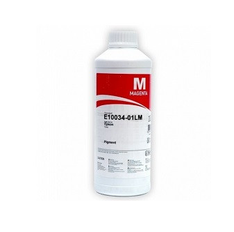 Чернила INK TEC-E10034 пигментные, Magenta, для картриджей Epson T0343. 1л