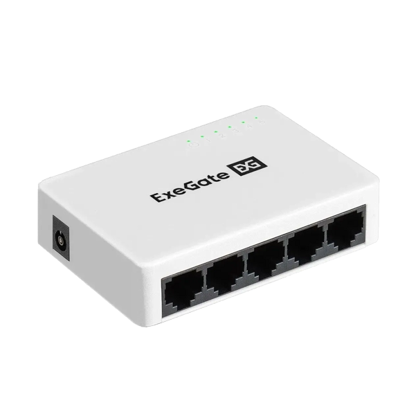 Коммутатор EXEGATE EDES-1005C (5-портовый UTP 10/100Mbps, с функцией энергосбережения