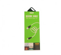 Кабель USB - LIGHTNING, 8 pin, MRM MR29i 1000mm (white) Real Silicone cable