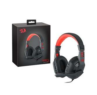 Игровая гарнитура REDRAGON Ares красный черный, кабель 2 м