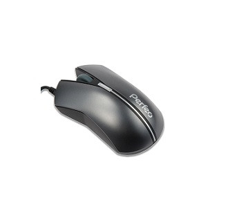 Мышь проводная PERFEO, VICTORY, 3 кн, 800 DPI, USB, голубой (PF-12-OP-BL)