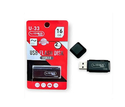 USB 2.0 накопитель LIDER 16GB, U33
