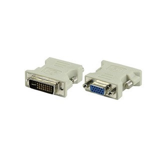 Адаптер для подключения монитора или проектор SMART BUY DVI 29 M - SVGA F, белый.