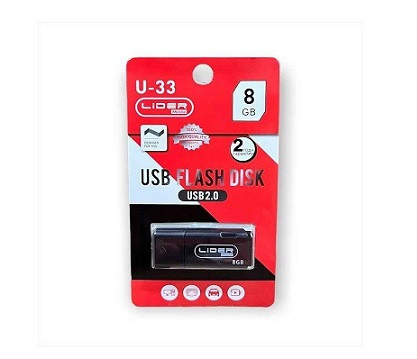 USB 2.0 накопитель LIDER 8GB, U33