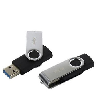 USB 3.0 накопитель NETAC 16GB U505 чёрный/серебро