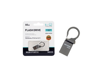 USB 2.0 накопитель MRM 64GB MB33 Metal 10Mb/s High speed