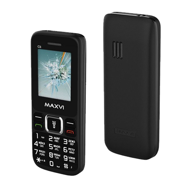 Сотовый телефон MAXVI C3i черный