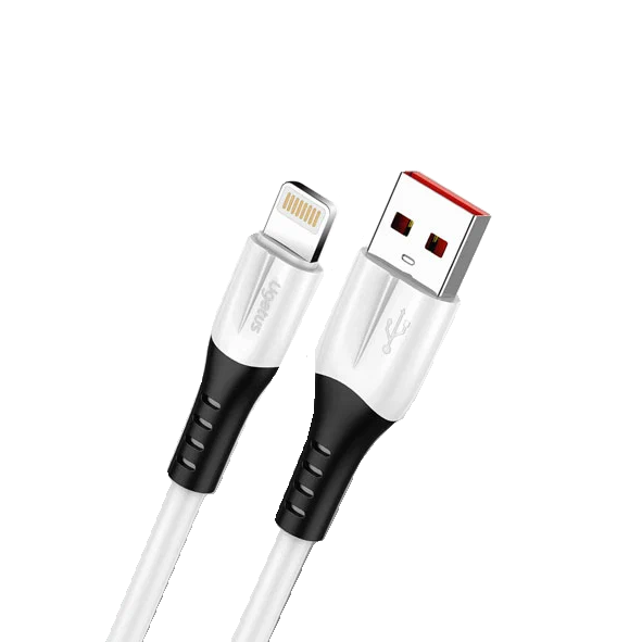 Кабель USB - 8 pin X82, 5A Силиконовый кабель 1м.(White)