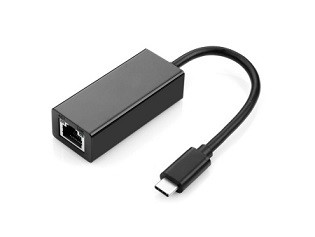 Переходник BOROFONE DH7 Ricco,Type-C(m) - RJ45(f) 100Mb/s, пластик, цвет: чёрный