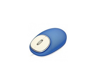 Мышь проводная RITMIX, ROM-340 Antistress, синяя, USB. (15116876)