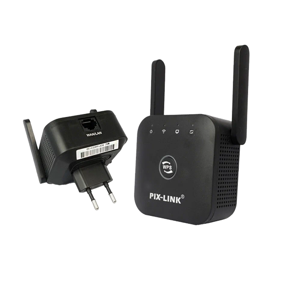 Wi-Fi усилитель сигнала (репитер) LV-WR24Q  220V 300 Мбит/с 802.11B Black
