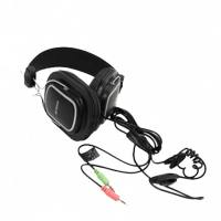 Гарнитура полноразмерная A4Tech HS-200 черный 1.8м