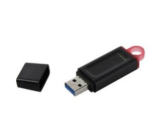 USB 3.2 накопитель KINGSTON 256GB DataTraveler Exodia  чёрный/розовый