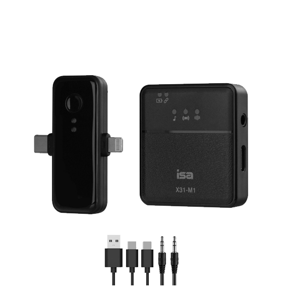 Микрофон беспроводной ISA  X31-M1 Type-C+Lightning