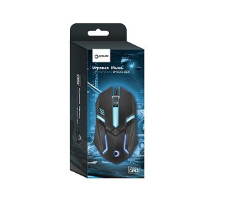 Мышь компьютерная игровая с подсветкой DREAM DRM-GM2-01 (2400 dpi, 7) черный