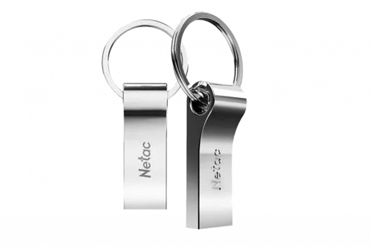 USB 2.0 накопитель NETAC 64GB U275, серебро