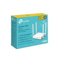 Роутер WiFi TP-LINK Archer C24 AC750 10/100BASE-TX белый