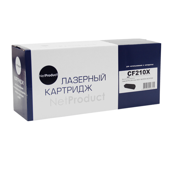 Тонер- картридж NETPRODUCT (N-CF210X) для HP CLJ Pro 200 M251/MFPM276, №131X, Bk, 2,4K