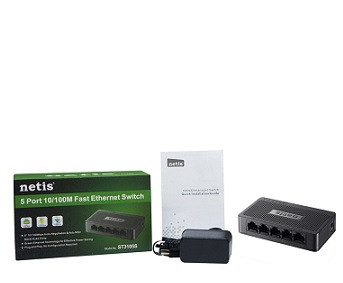 Коммутатор NETIS ST3105S 5x100Mb неуправляемый