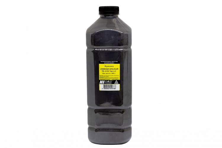Тонер HI-BLACK Универсальный для KYOCERA TK-3130, Тип 4.2, Bk, 900 г, канистра