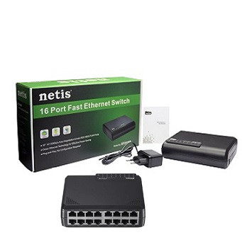 Коммутатор NETIS ST3116P 16x100Mb неуправляемый