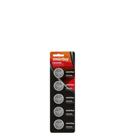 Батарейки SMARTBUY CR 2450 BL5 , 5 шт, блистер